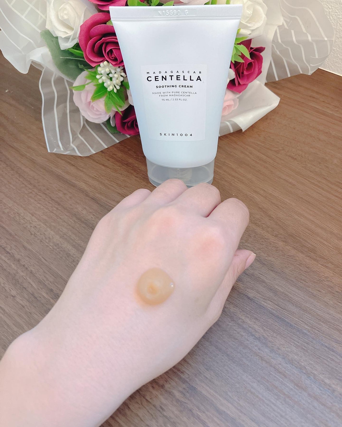 センテラ スージングクリーム/SKIN1004/フェイスクリームを使ったクチコミ(3枚目)