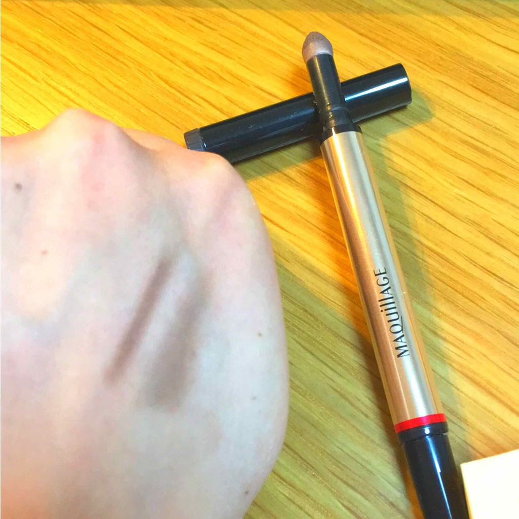 ダブルブロークリエーター (ペンシル)/マキアージュ/アイブロウペンシルを使ったクチコミ(2枚目)