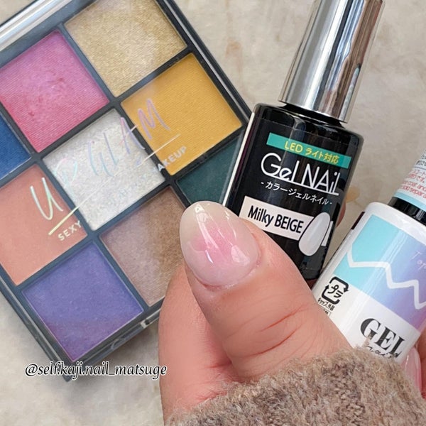 ジェルネイル(ライト対応)/セリア/ジェルネイル by Mika.mamaNailst
