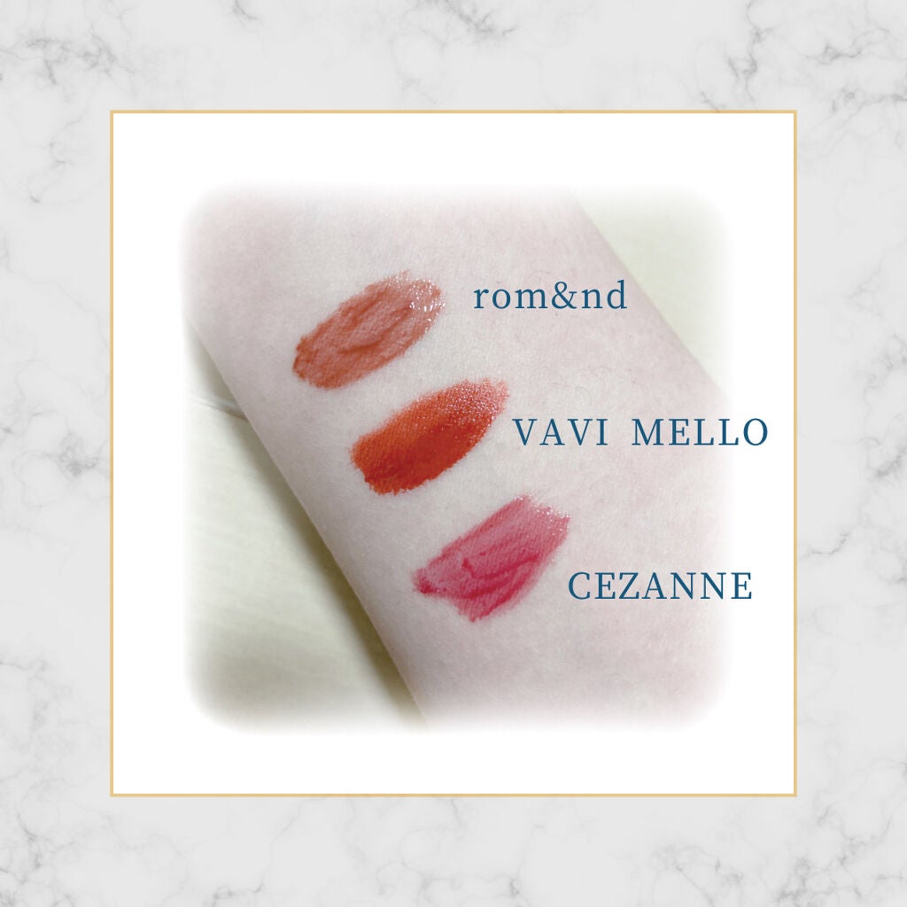 ハートウィンドウリップティントベルベットタイプ/VAVI MELLO/口紅を使ったクチコミ(4枚目)