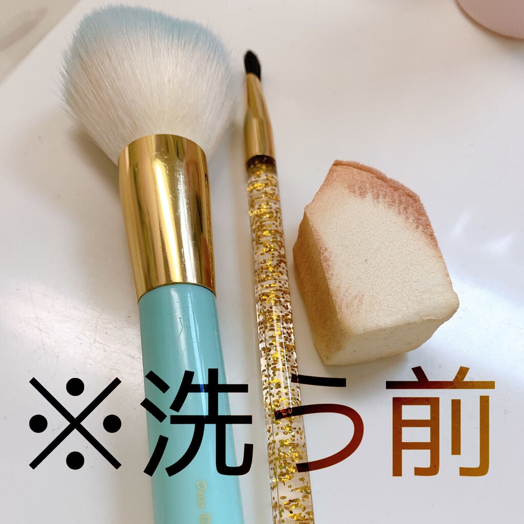 パフ・スポンジ専用洗剤/DAISO/その他化粧小物を使ったクチコミ(2枚目)