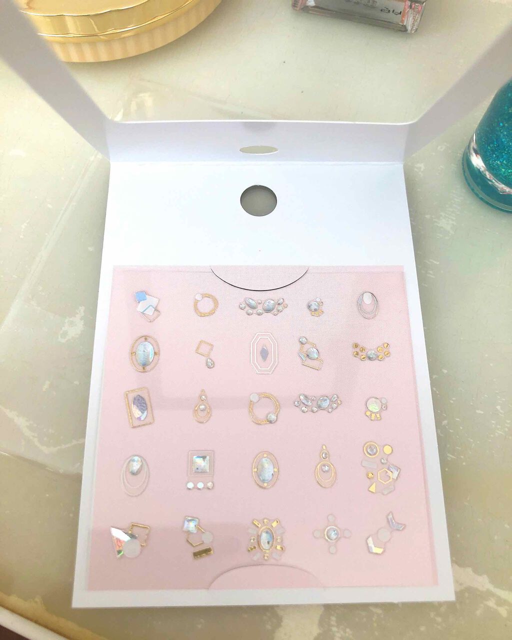 ネイルシール/セリア/ネイルシールを使ったクチコミ（3枚目）