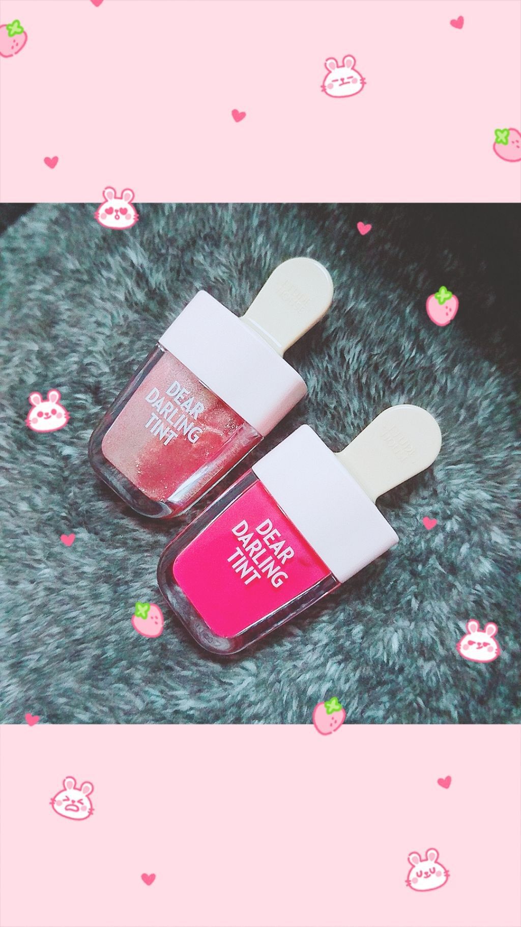 ディアダーリン ウォータージェルティント (アイスティント)/ETUDE/口紅を使ったクチコミ(1枚目)