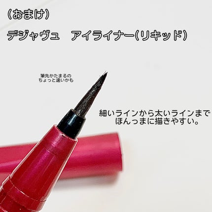 「密着アイライナー」しなやか筆リキッド/デジャヴュ/リキッドアイライナーを使ったクチコミ(9枚目)