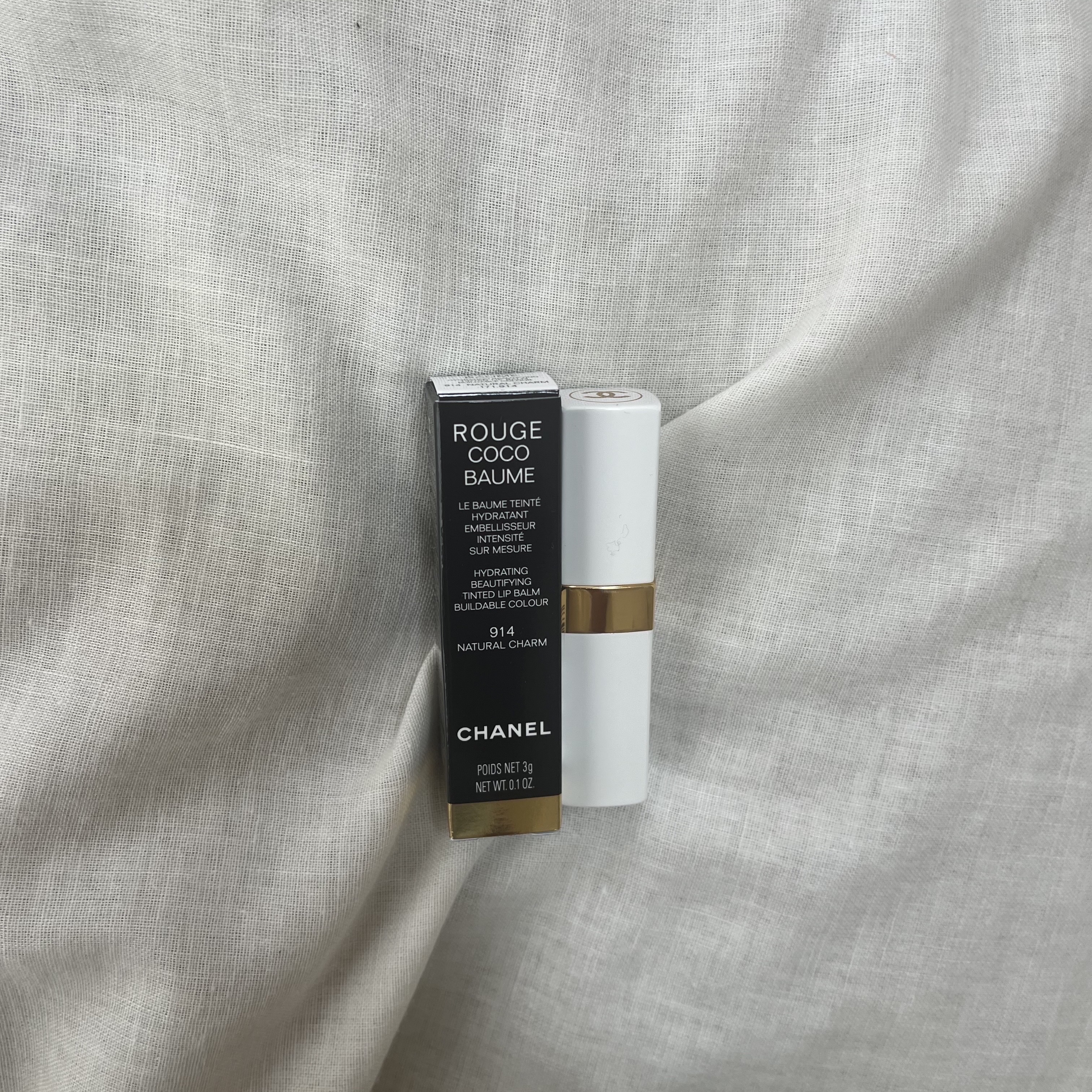 シャネル ルージュ ココ ボーム 914 ナチュラル チャーム/CHANEL/口紅を使ったクチコミ（2枚目）