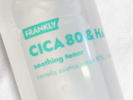 シカ80%ヒアルロン酸トナー/Frankly/化粧水を使ったクチコミ(4枚目)