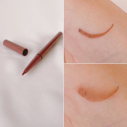 ジェルアイライナー 80 ピンクブラウン/CEZANNE/ジェルアイライナーを使ったクチコミ(2枚目)