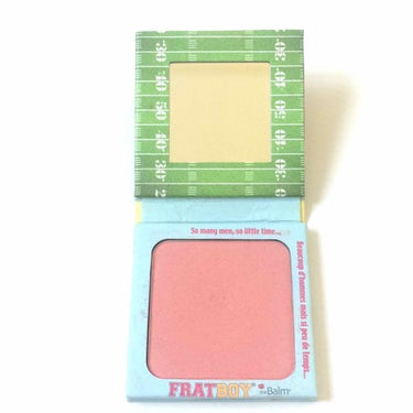 the Balm フラットボーイのクチコミ「the Balmのチーク
海外コスメ
万能すぎる！似合わない人はいない！

コーラルでもないオ.....」（2枚目）