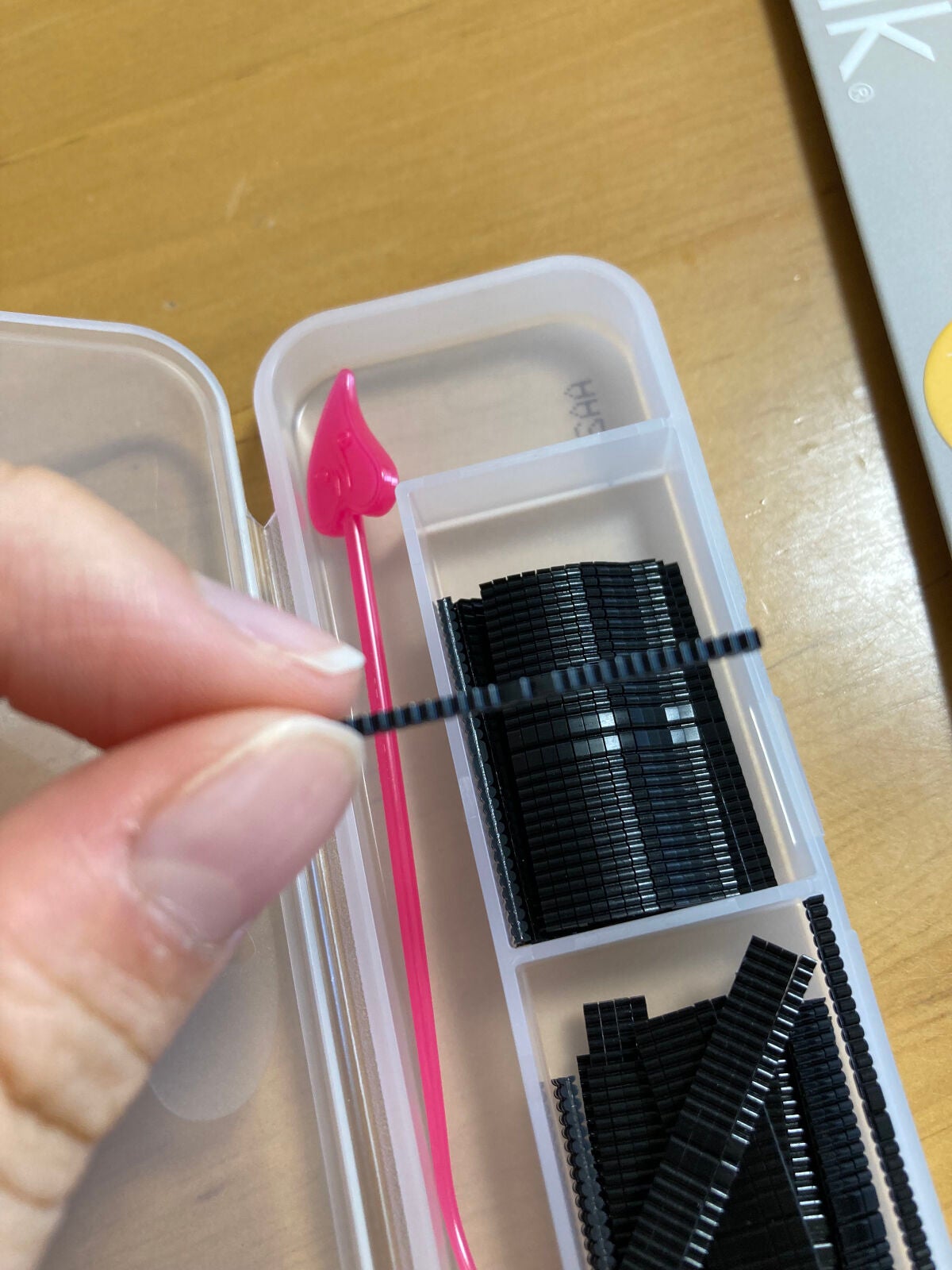 ブラックファイバー120 スーパーハードタイプ 120本入/メザイク/二重まぶた用アイテムを使ったクチコミ(2枚目)