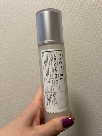 ホワイトクリアエマルジョン/YACYURE/乳液を使ったクチコミ(1枚目)