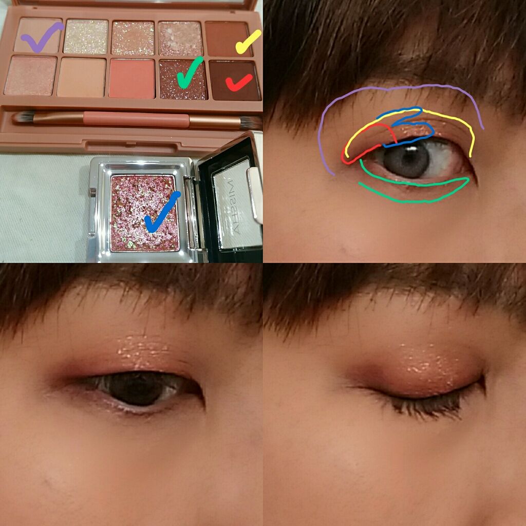 グリッタープリズム シャドウ/MISSHA/グリッターを使ったクチコミ（2枚目）