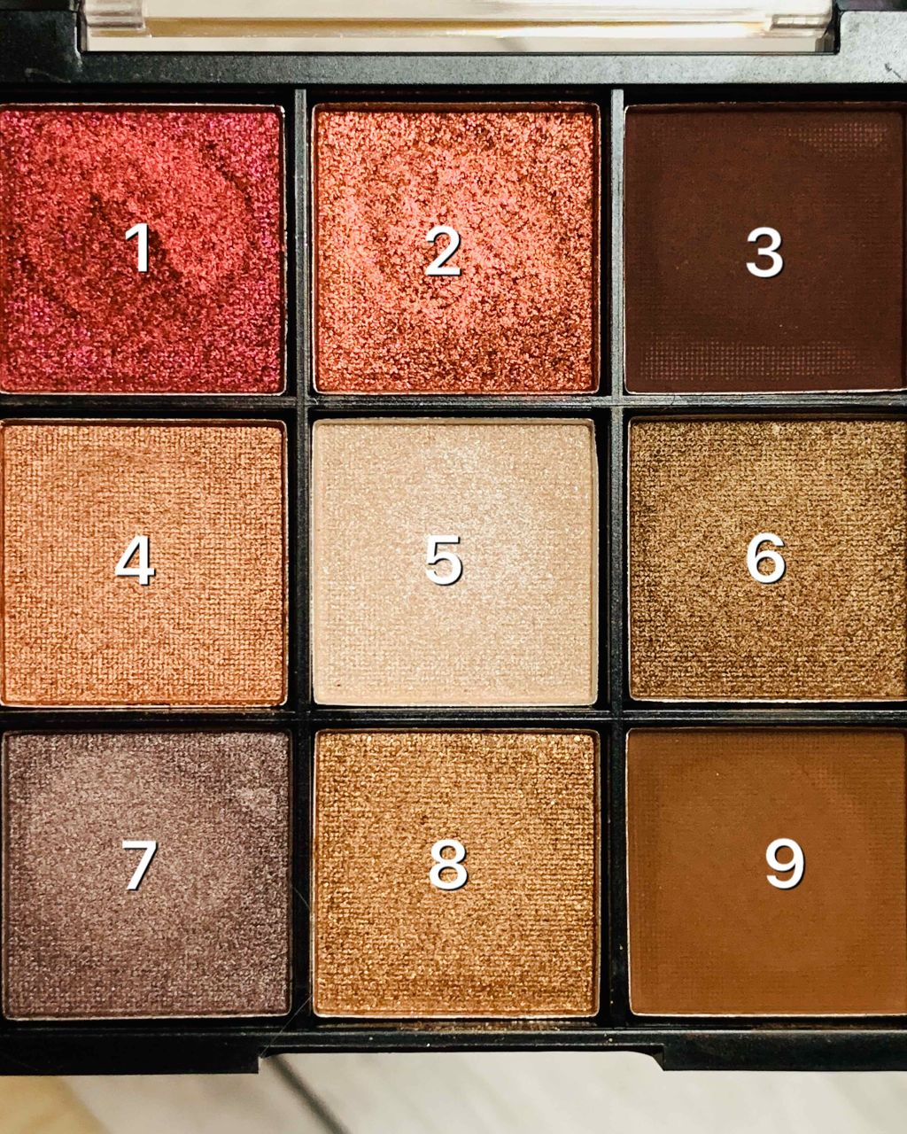 UR GLAM BLOOMING EYE COLOR PALETTE/U R GLAM/アイシャドウパレットを使ったクチコミ(2枚目)