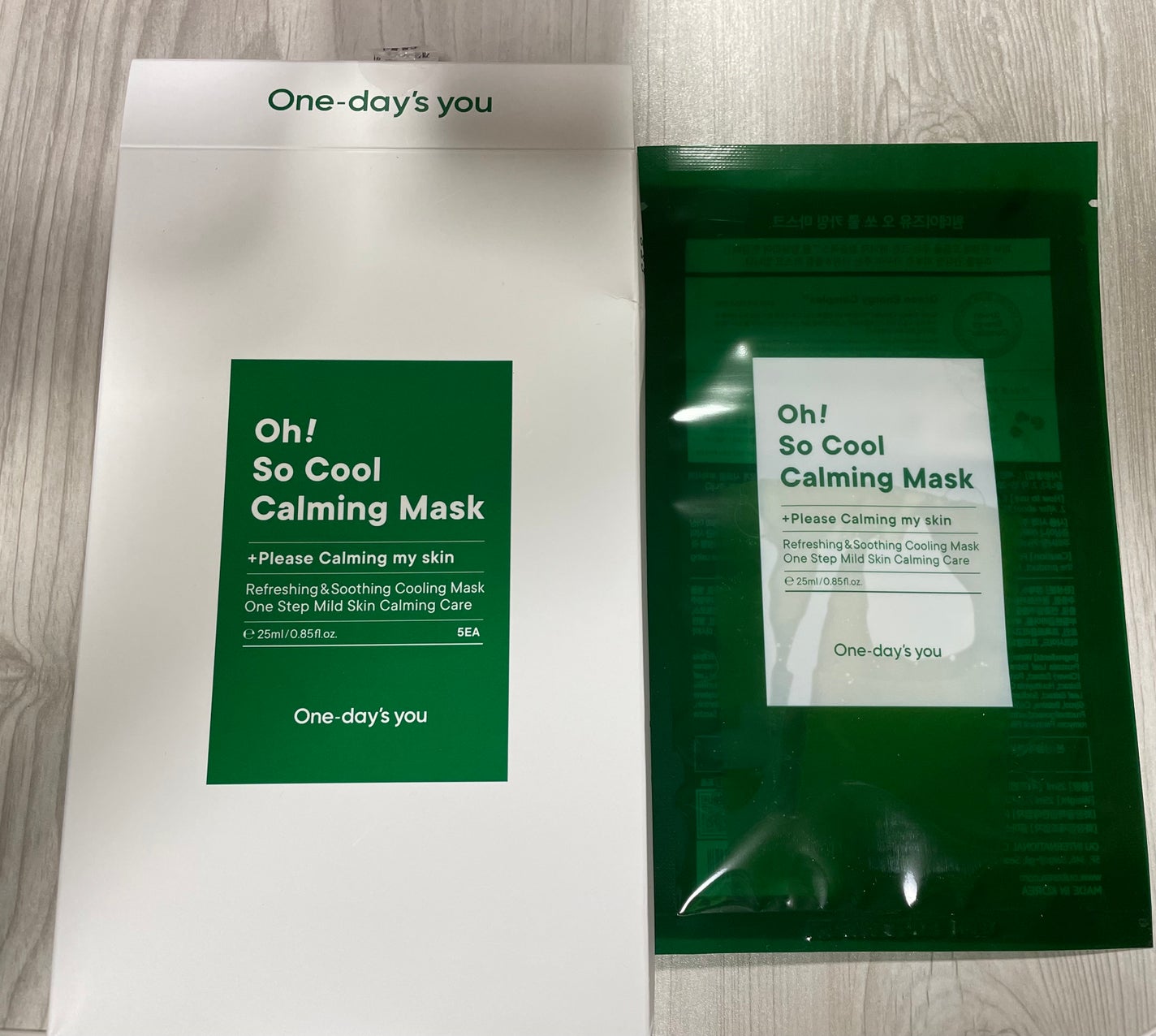 Oh! So Coolカーミングマスク/One-day's you/シートマスク・パックを使ったクチコミ(1枚目)