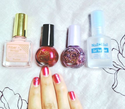 サンリオネイル/DAISO/マニキュアを使ったクチコミ(2枚目)