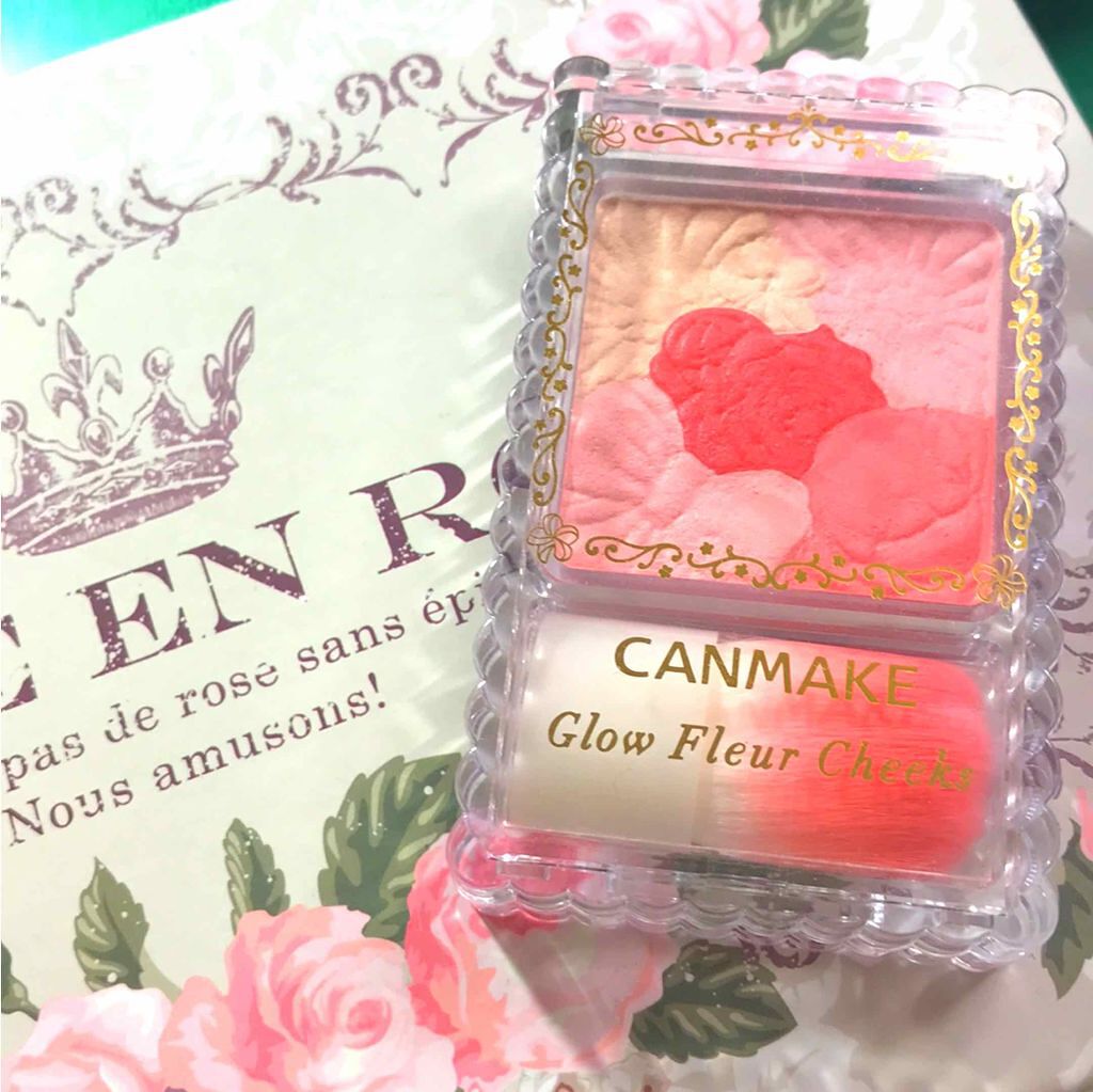 グロウフルールチークス/キャンメイク/パウダーチークを使ったクチコミ(1枚目)