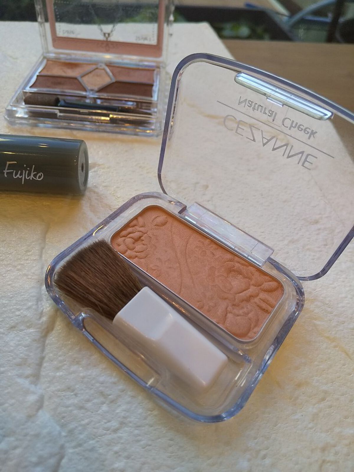 ナチュラル チークN/CEZANNE/パウダーチークを使ったクチコミ（3枚目）