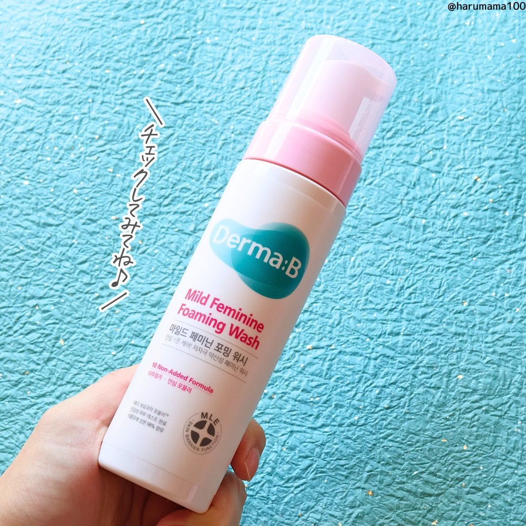 マイルドフェミニンフォーミングウォッシュ/Derma:B/デリケートゾーンケアを使ったクチコミ(6枚目)