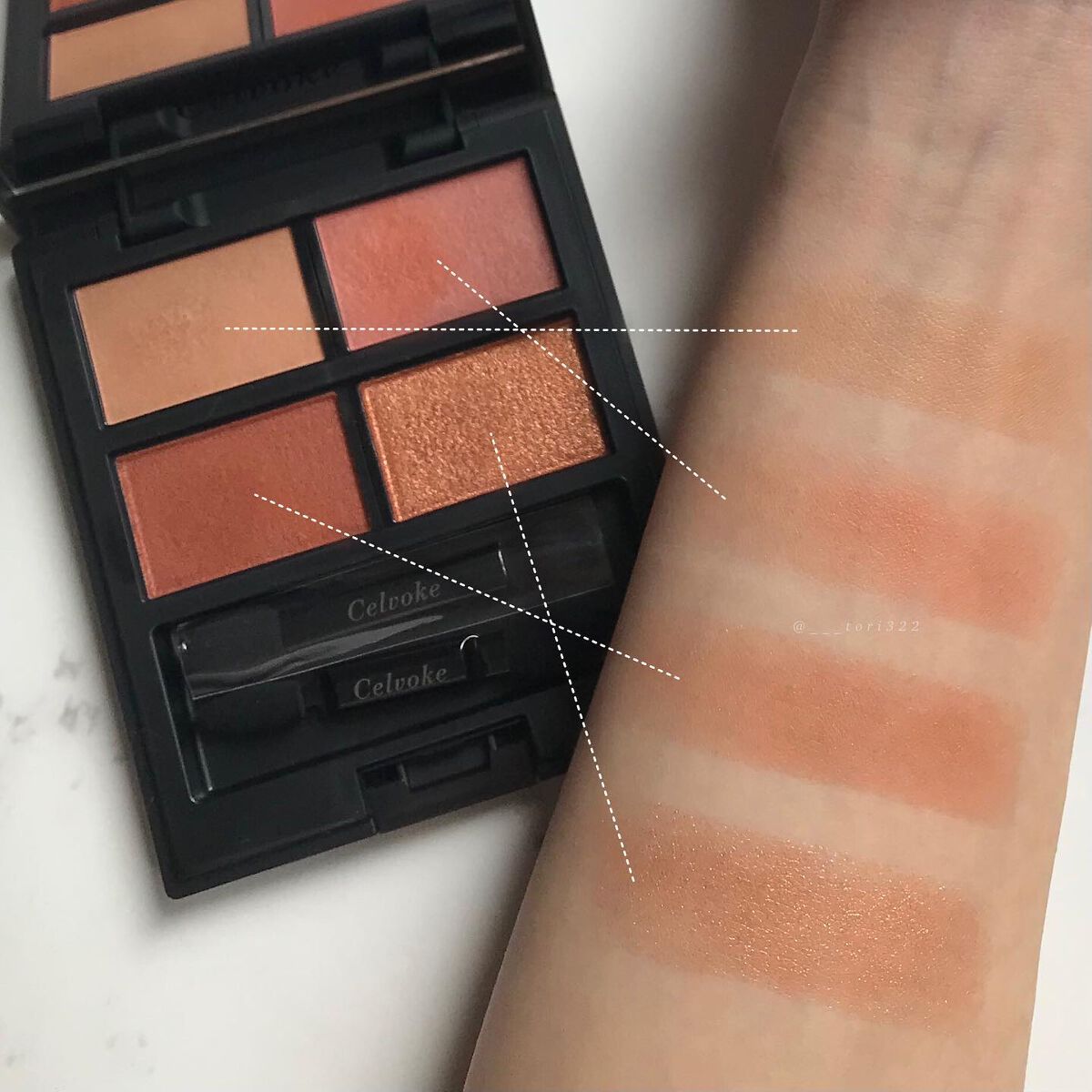 セルヴォーク ヴァティック アイパレット/Celvoke/アイシャドウパレットを使ったクチコミ（3枚目）