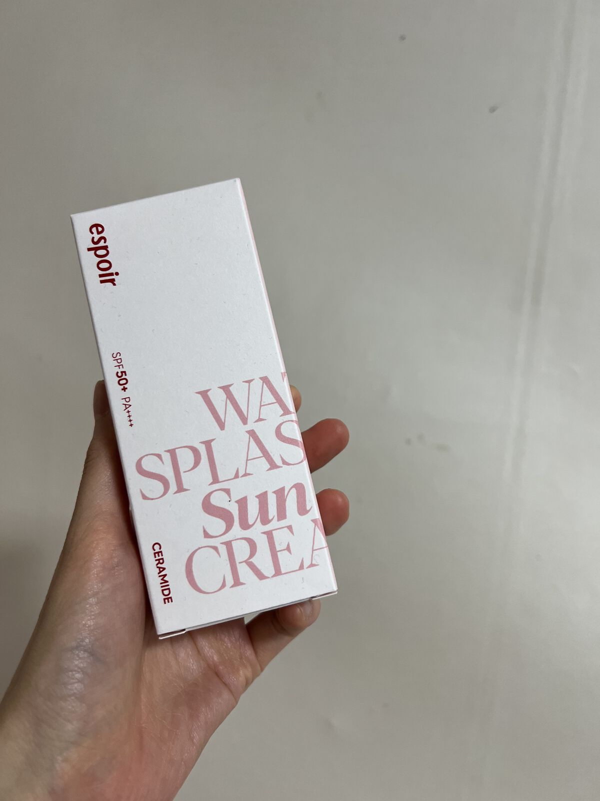 ウォータースプラッシュサンクリーム セラミド/espoir/日焼け止めクリームを使ったクチコミ（1枚目）