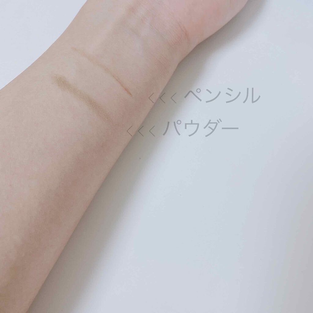 パウダー&ペンシル アイブロウEX/excel/アイブロウペンシルを使ったクチコミ(2枚目)