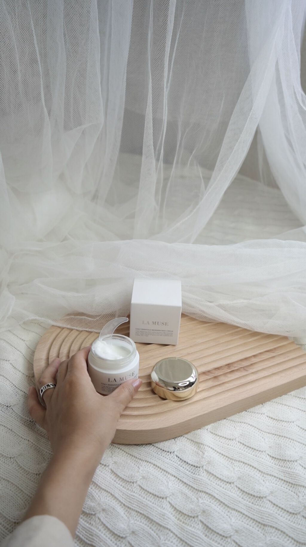 デイリー エッセンシャルズ リジェネレイティング クリーム/ラミューズ/フェイスクリームを使ったクチコミ（2枚目）