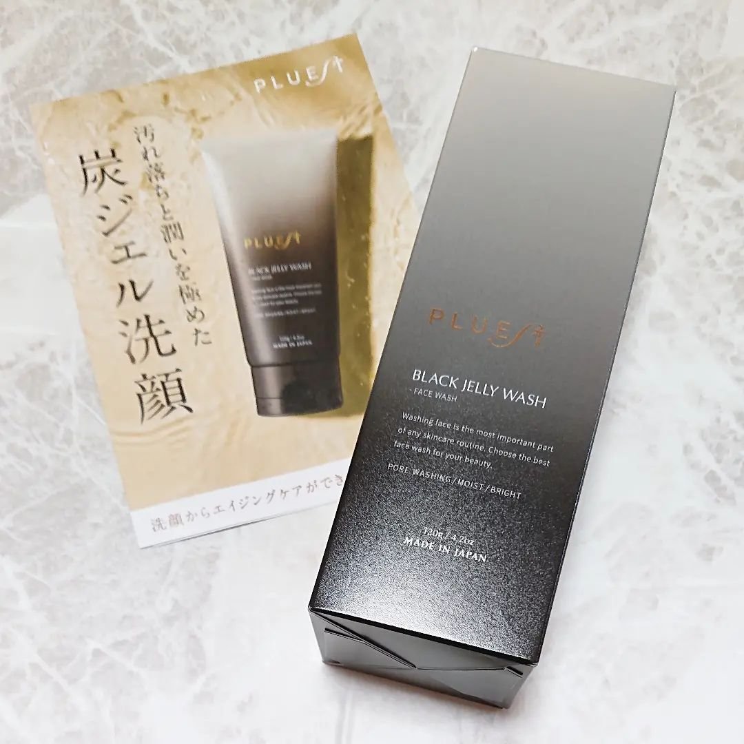BLACK JELLY WASH（ブラックジェリーウォッシュ）/PLUEST/その他洗顔料を使ったクチコミ（1枚目）