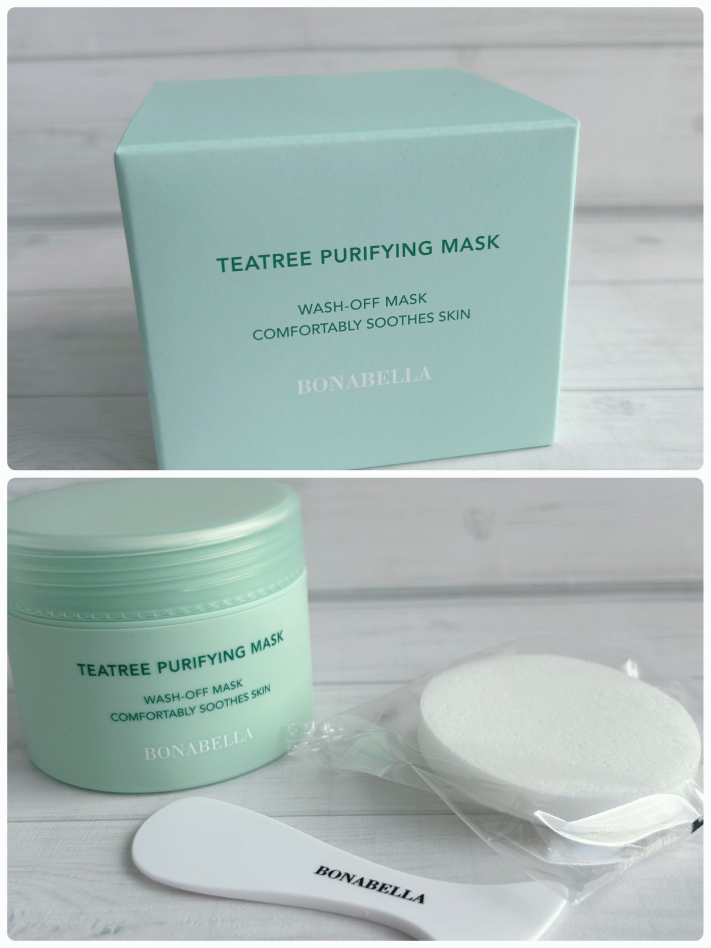 ティーツリーピュリファイングマスク/BONABELLA/洗い流すパック・マスクを使ったクチコミ(2枚目)
