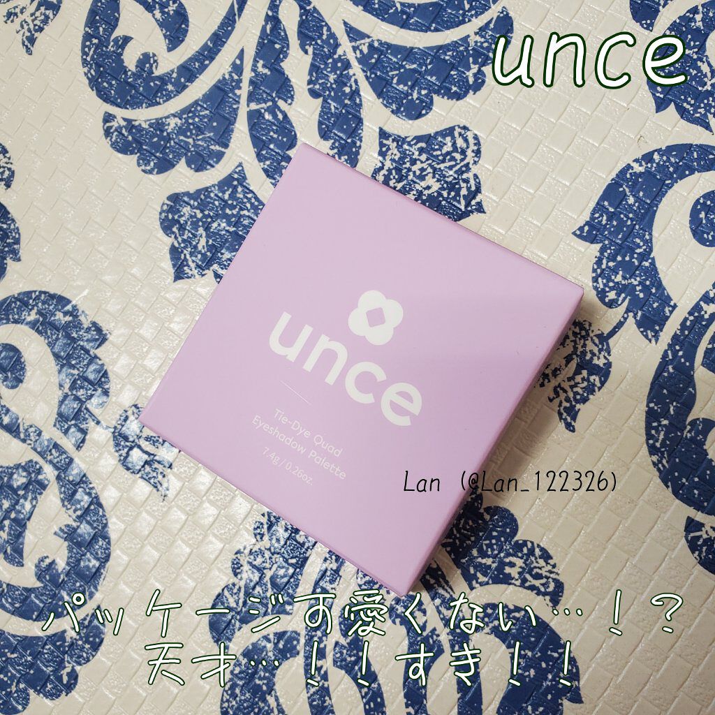 タイダイ クワッド アイシャドウ/unce/アイシャドウパレットを使ったクチコミ（3枚目）