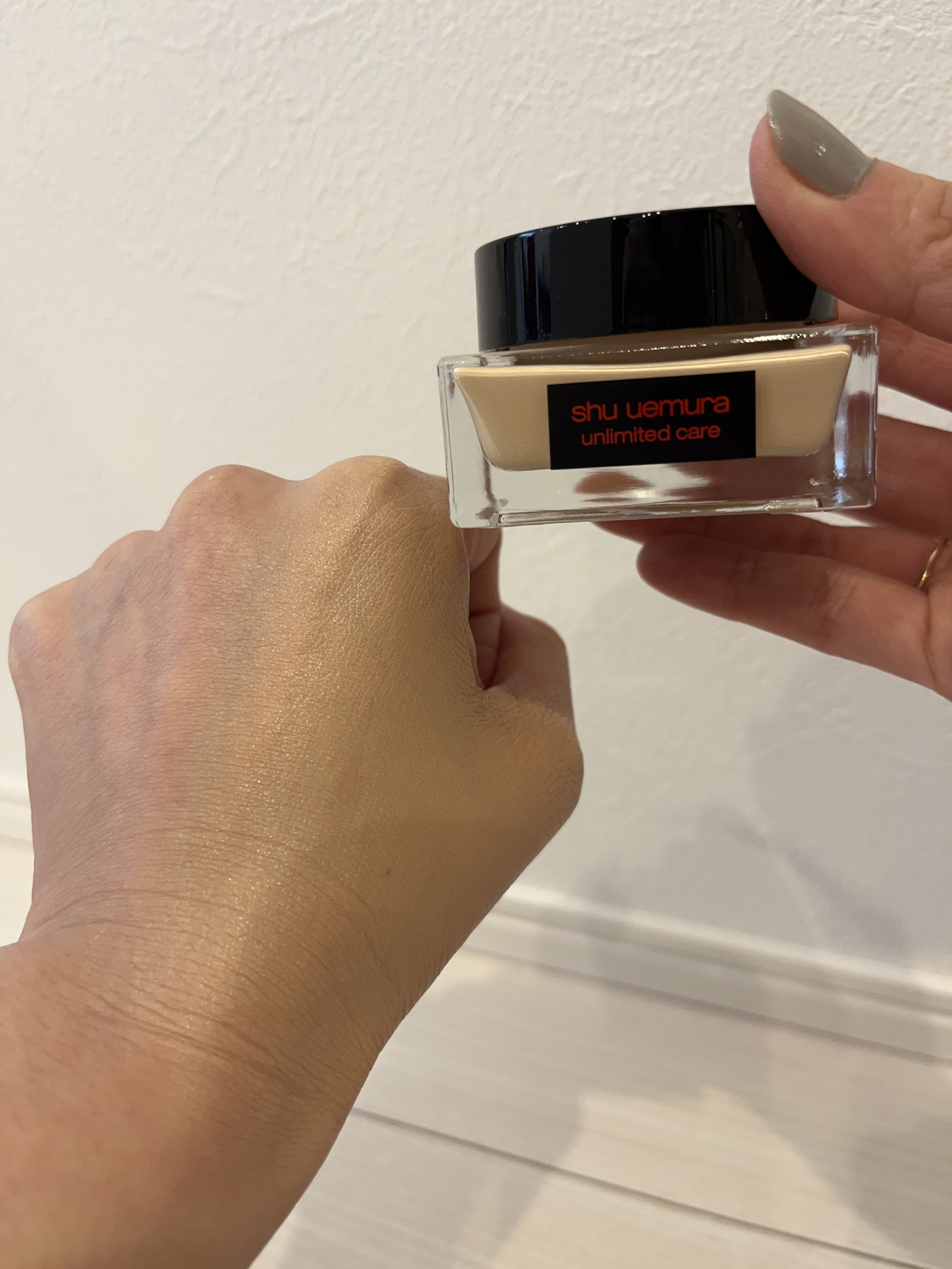 アンリミテッド ケア セラムイン クリーム ファンデーション 674/shu uemura/クリーム・エマルジョンファンデーションを使ったクチコミ（2枚目）