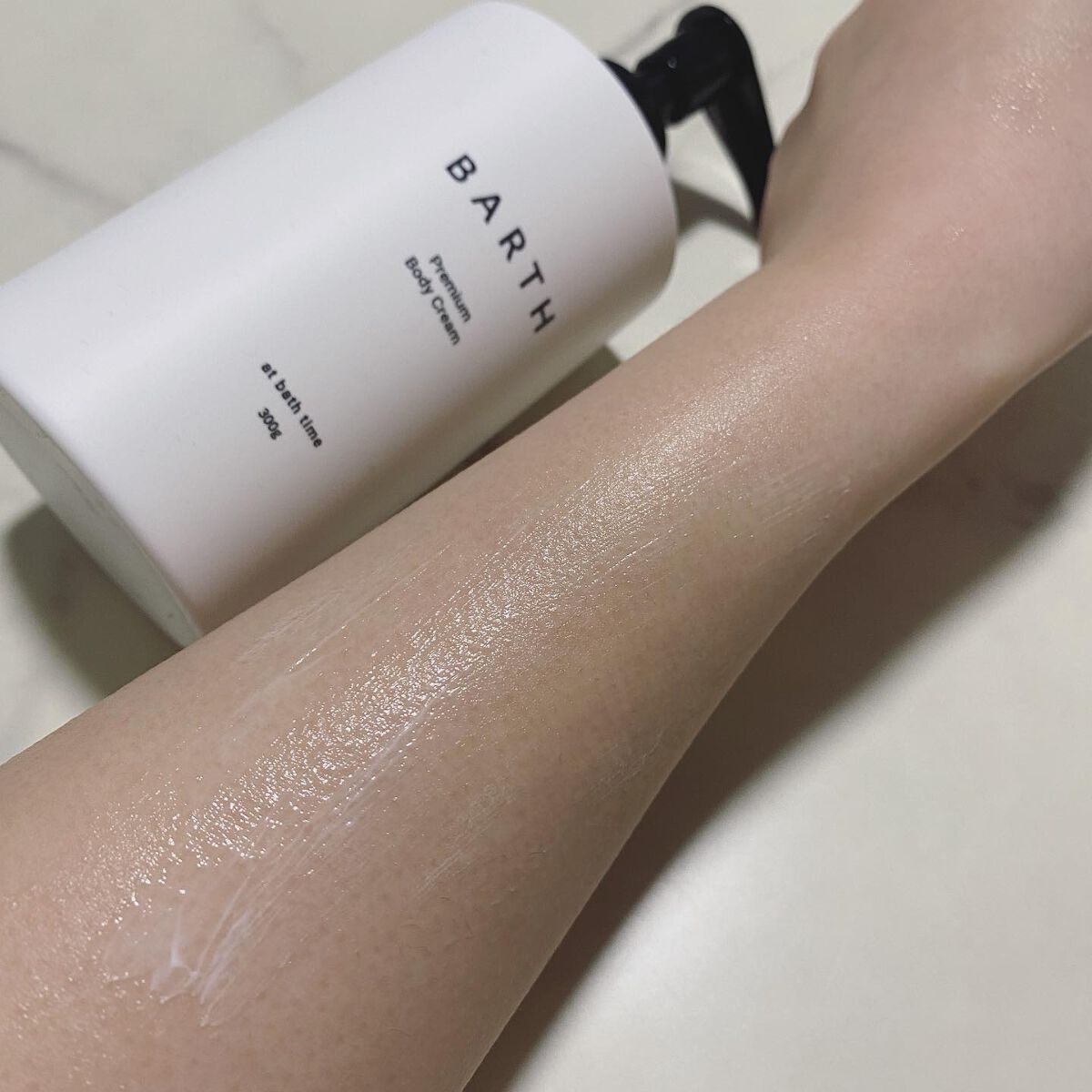 プレミアムボディクリーム at bath time/BARTH/ボディクリームを使ったクチコミ(4枚目)
