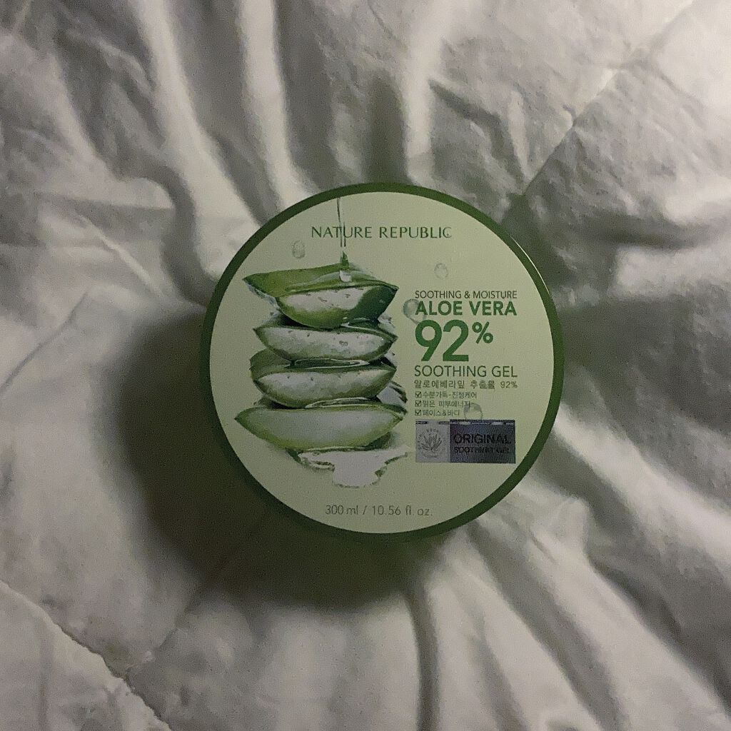 マイルド&モイスチャーアロエジェル/ネイチャーリパブリック/ボディローションを使ったクチコミ(1枚目)