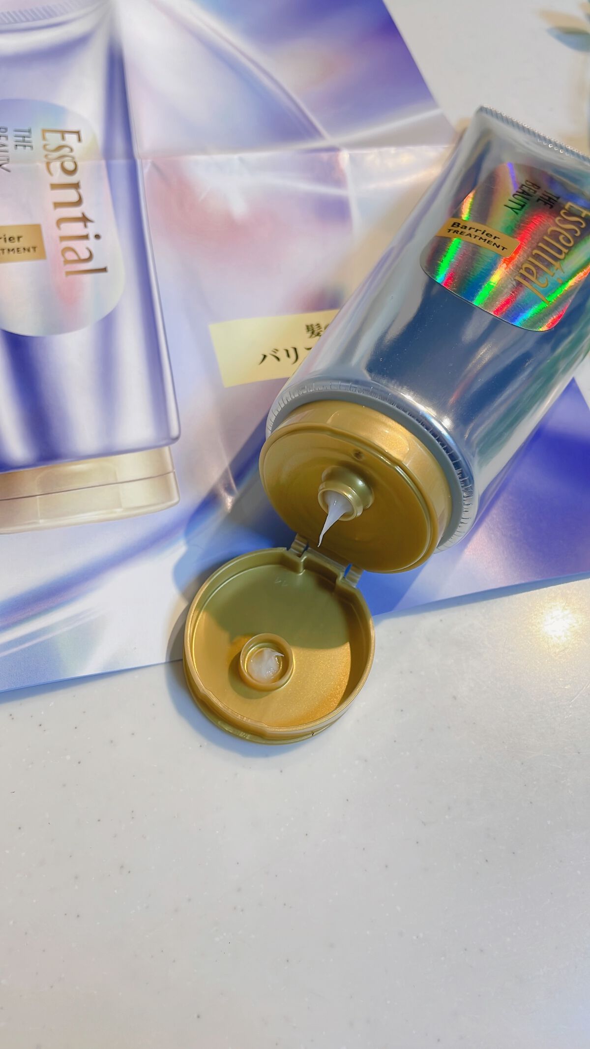 髪のキメ美容バリアトリートメント/エッセンシャル/洗い流すヘアトリートメントを使ったクチコミ（2枚目）