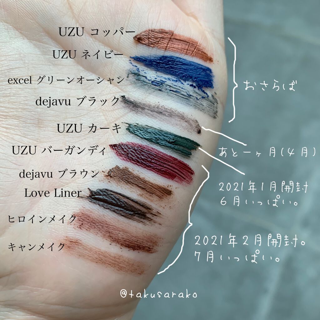 ロング＆カラード ラッシュ/excel/マスカラを使ったクチコミ（2枚目）