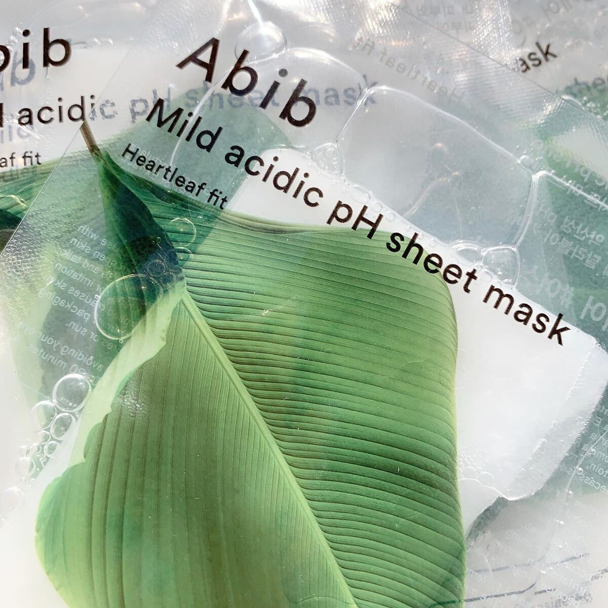 弱酸性pHシートマスク ドクダミフィット/Abib /シートマスク・パックを使ったクチコミ（3枚目）