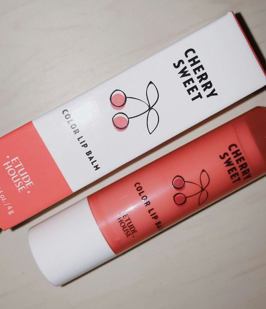 チェリースイート カラーリップバーム/ETUDE/口紅を使ったクチコミ（2枚目）
