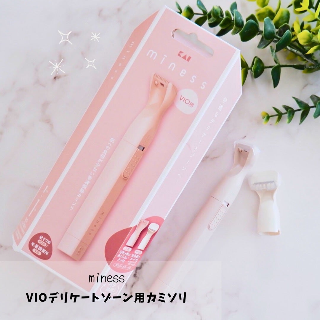 miness VIOデリケートゾーン用カミソリ/貝印/シェーバーを使ったクチコミ(2枚目)