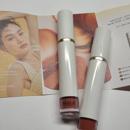 ムードインハンサーウォーターリキッドグロウ/hince/口紅を使ったクチコミ(1枚目)