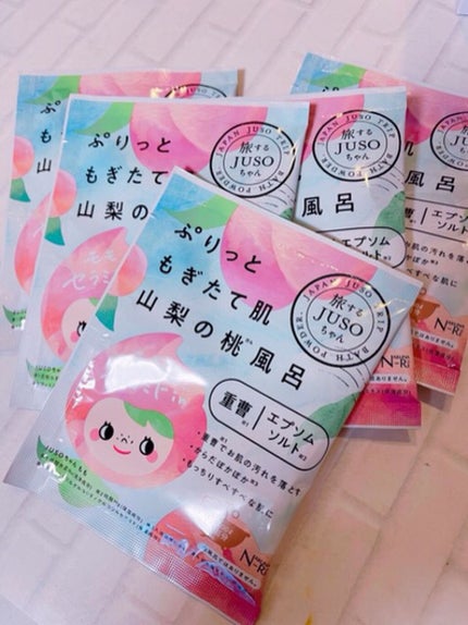 JUSO BATH POWDER/旅するJUSO/炭酸系入浴剤を使ったクチコミ(1枚目)