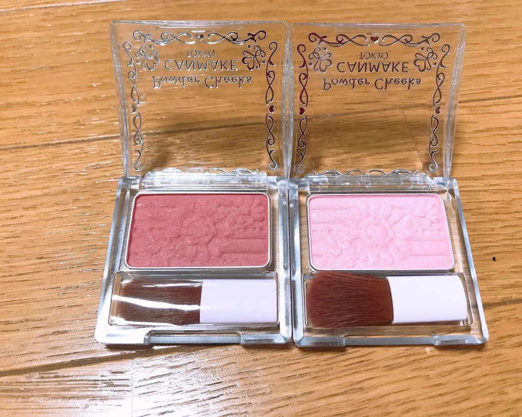 【旧品】パウダーチークス/キャンメイク/パウダーチークを使ったクチコミ(1枚目)