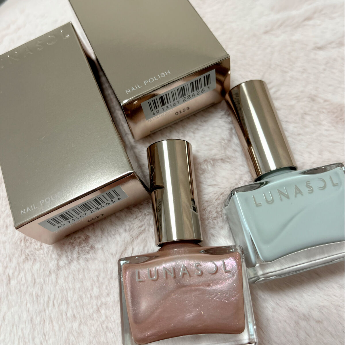 ルナソル ネイルポリッシュ EX34 Rosy Dust/LUNASOL/マニキュアを使ったクチコミ（1枚目）