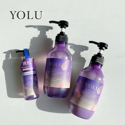 ヨル サクラ ディープナイトリペアシャンプー/トリートメント/YOLU/市販シャンプーを使ったクチコミ(1枚目)