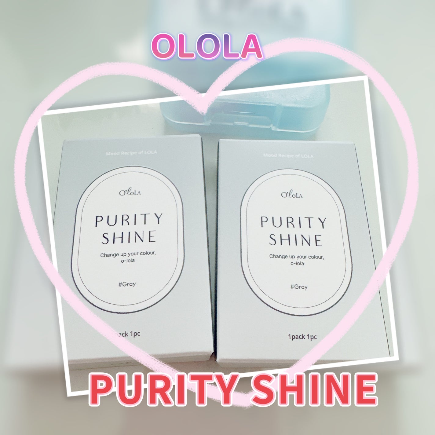 ピュアリティーシャイン マンスリー/OLOLA/カラーコンタクトレンズを使ったクチコミ(1枚目)