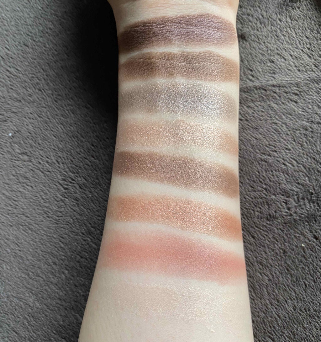 グラマラスヌード アイパレット (クリスマスコフレ 2017)/Visée/メイクアップキットを使ったクチコミ(4枚目)