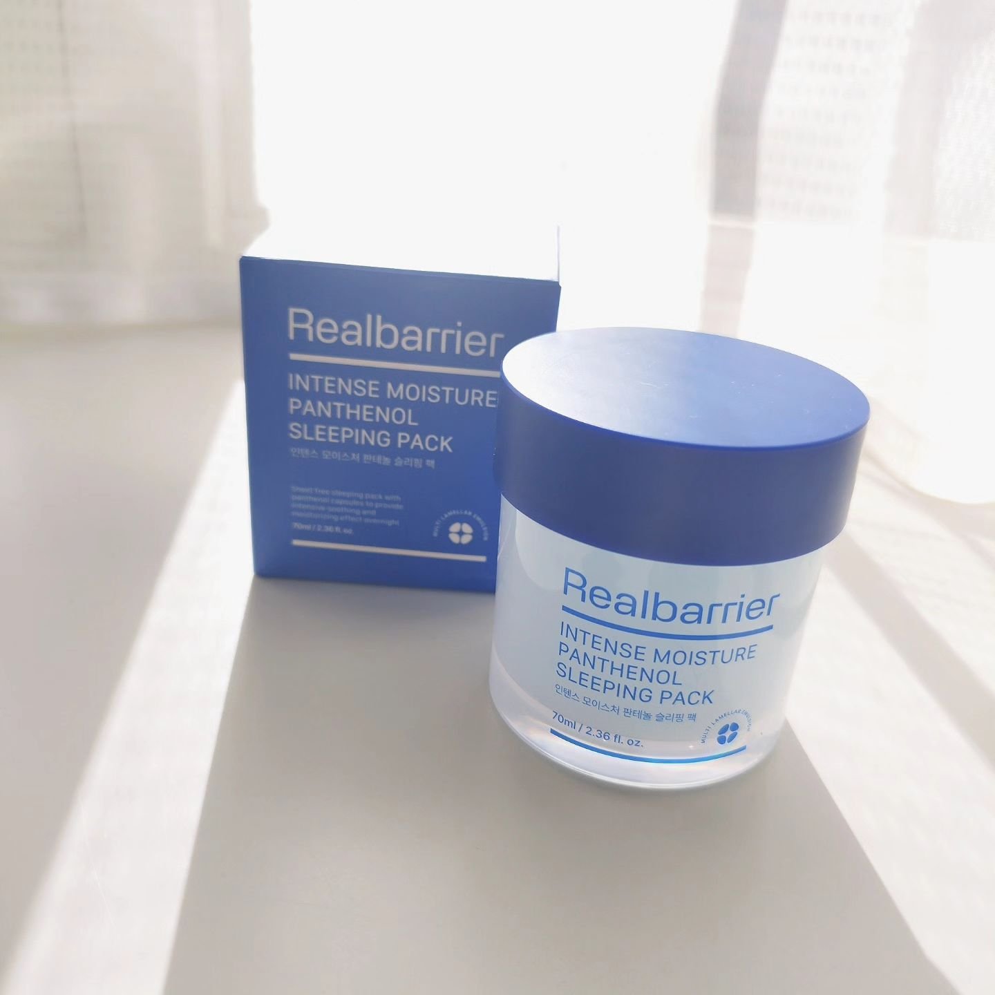 インテンスモイスチャーパンテノールスリーピングパック/Real Barrier/シートマスク・パックを使ったクチコミ（1枚目）