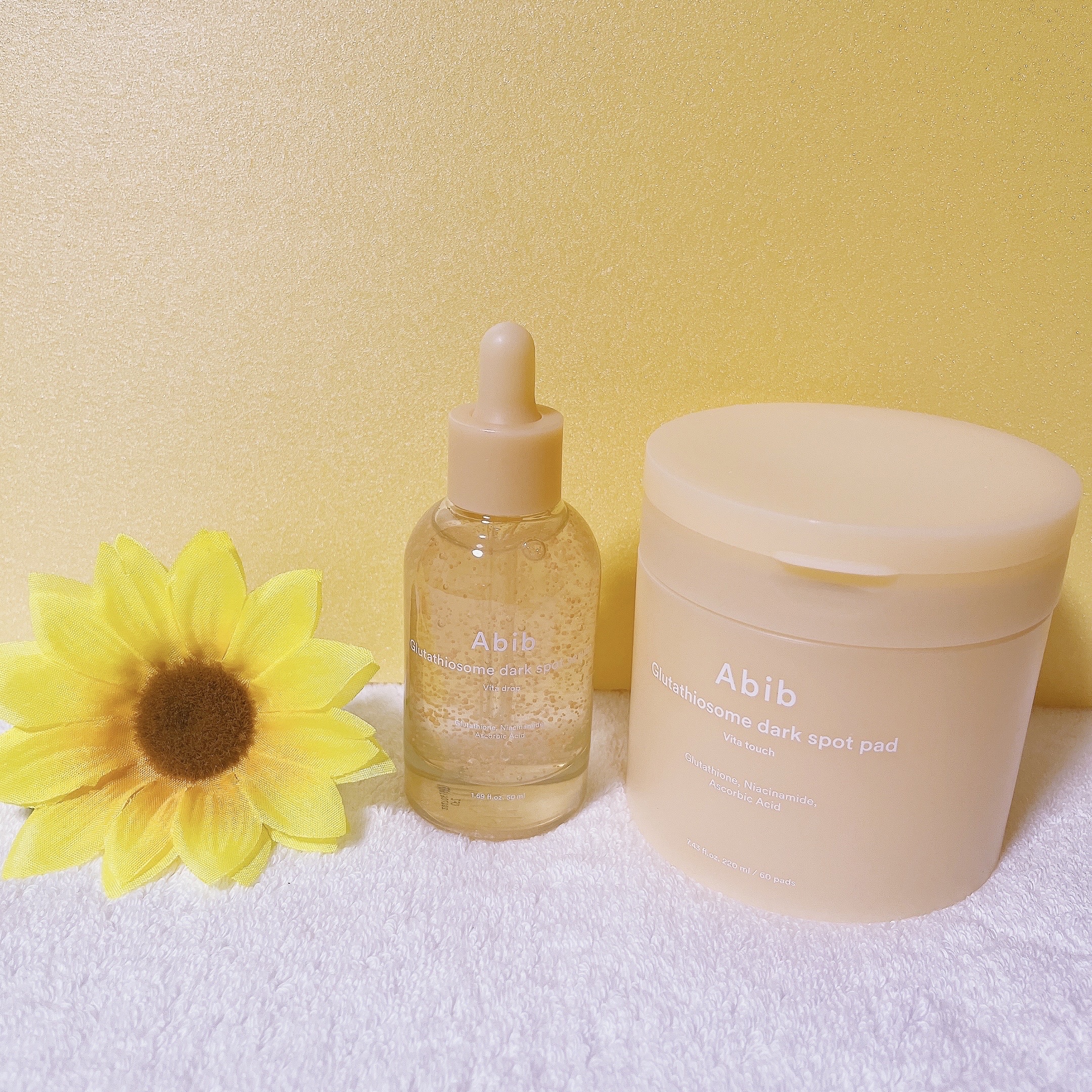 グルタチオンソームダークスポットセラムビタドロップ/Abib /美容液を使ったクチコミ（2枚目）