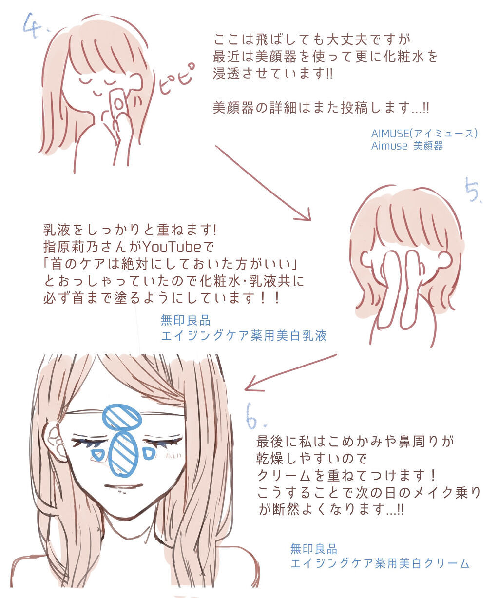 エイジングケア薬用美白乳液/無印良品/乳液を使ったクチコミ（3枚目）