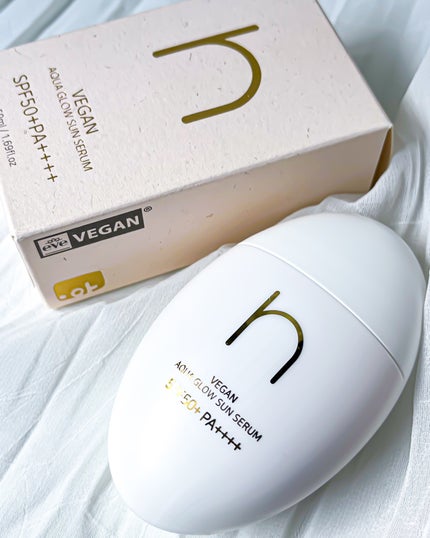 ヴィーガンアクアグロウサンセラム/HAMEL/日焼け止めローションを使ったクチコミ(7枚目)