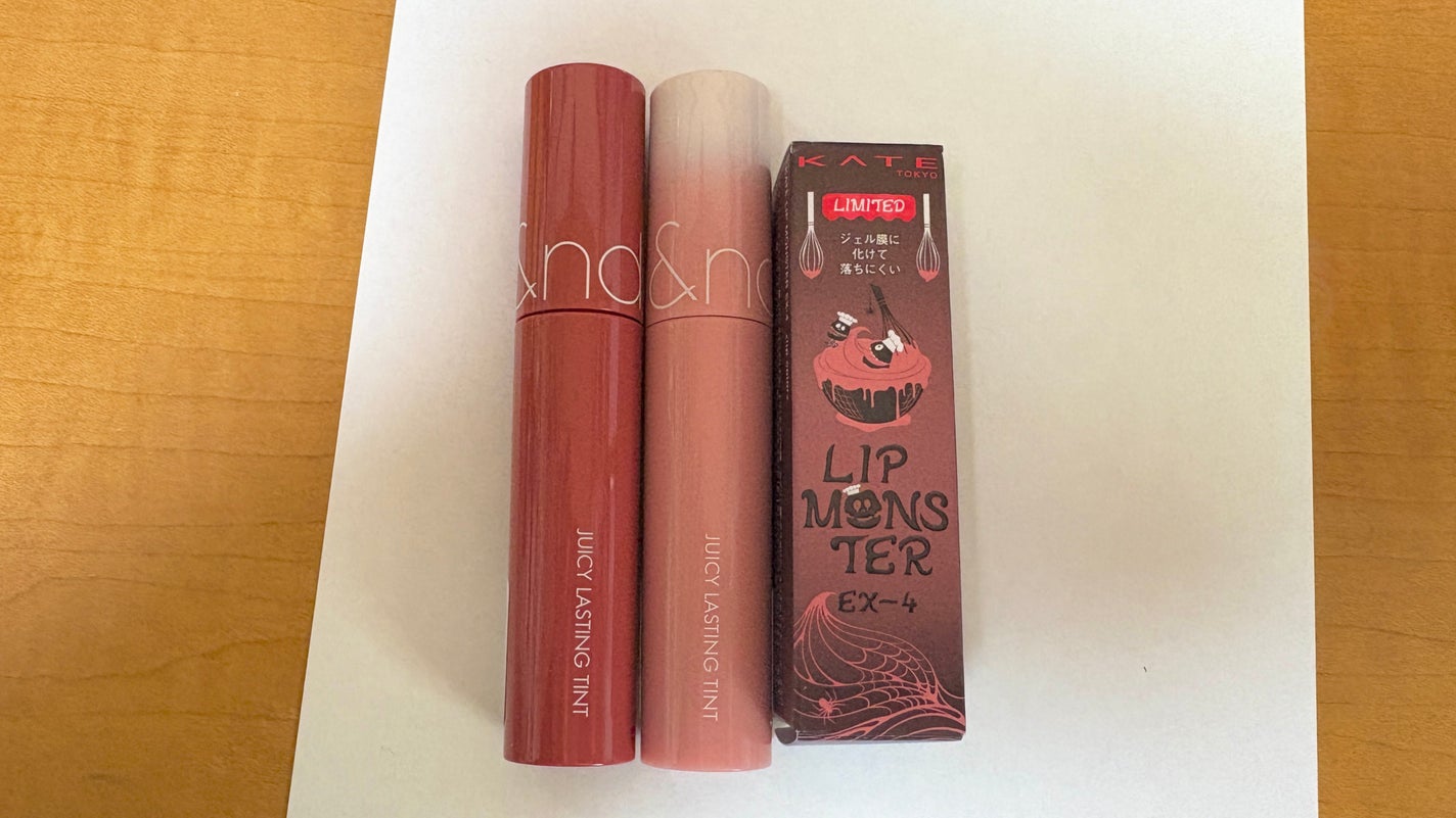 ジューシーラスティングティント/rom&nd/リップティントを使ったクチコミ(3枚目)