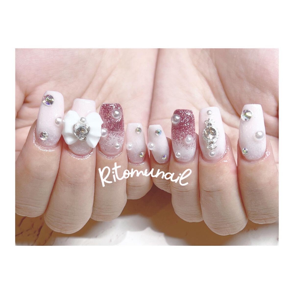 #新越谷ネイル,#ジェルネイル,#ママネイル,#子連れネイル,#モニターネイル,#韓国風ネイル,#オシャレネイルのネイルデザイン