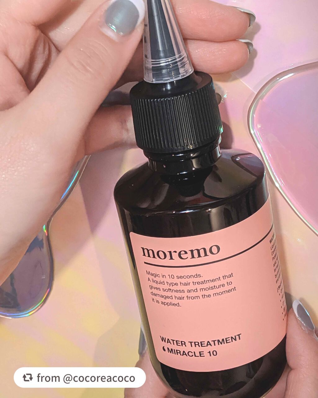 ウォータートリートメントミラクル10/moremo/洗い流すヘアトリートメントを使ったクチコミ(2枚目)